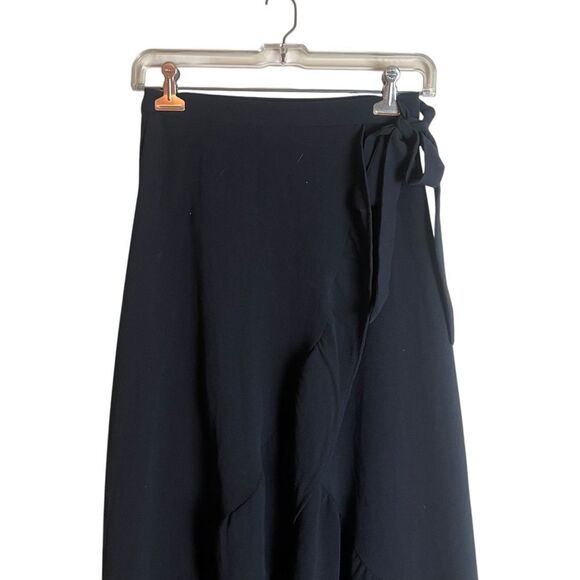 3 for $30! H&M black wrap skirt. Size 2 - Picture 2 of 8